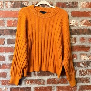 S11 - Sanctuary Vibrant Orange Ribbed Sweater